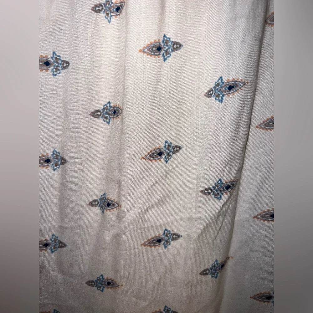 NWT BOG Band Of Gypsies Women's Small S Loose Boho Midi Flutter Sleeve Paisley - Picture 5 of 15